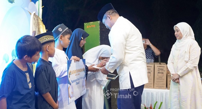 timah santuni 750 anak yatim piatu