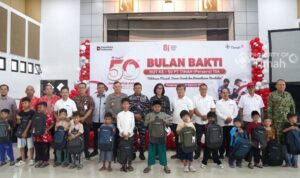 pt timah disambut antusias warga pangkalpinang