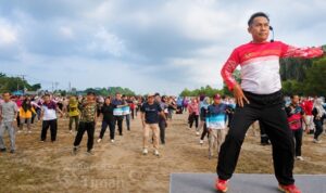 pt timah meriahkan HUT ke 80 RI dibangka barat