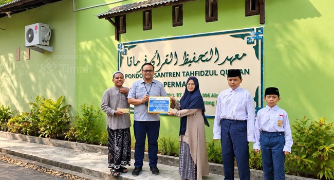 pt timah bantu sarana belajar tahfidzhul quran permata belitung
