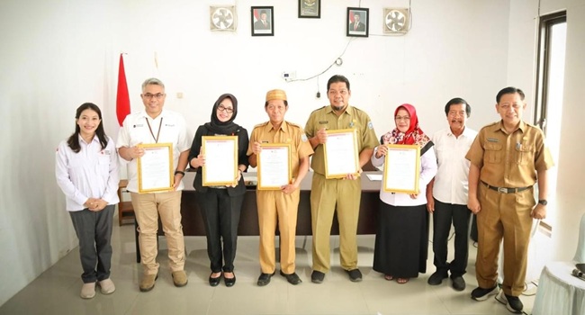 pt timah terima penghargaan dr PMI Babar