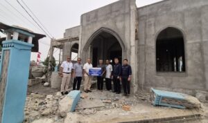 Dukung Kegiatan Sosial dan Keagamaan, PT TIMAH Bantu Pembangunan Masjid Al Ikhlas di Belitung